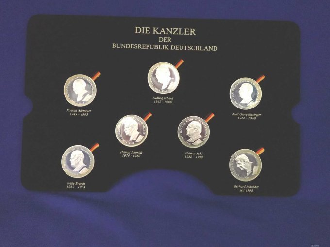Gedenkmünzen der Bundeskanzler der BRD