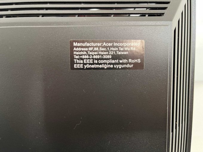 Acer B223WL; Herstellerangaben