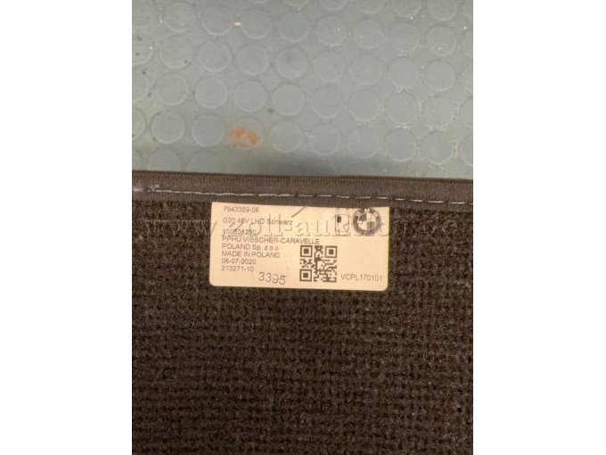 15 Original BMW 3er (G20) Fußmatten Velours (schwarz) – foto 3 – kavel bij Zoll-Auktion, München