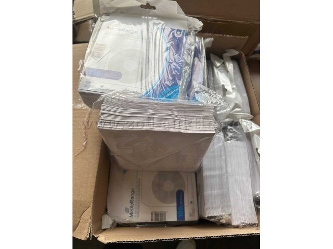 Offene Packung CD-Papierhüllen