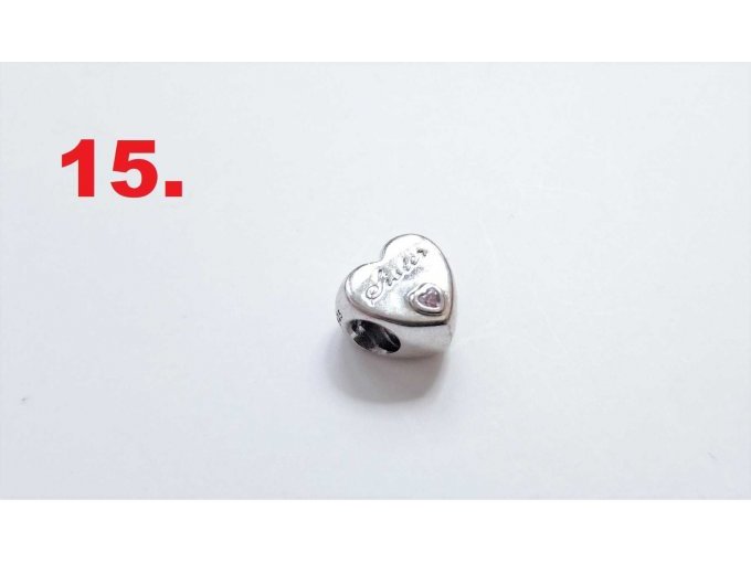 15. PANDORA, Schwesterherz Charm "Sister",