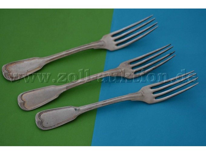 3 Gabeln aus 800/- Silber