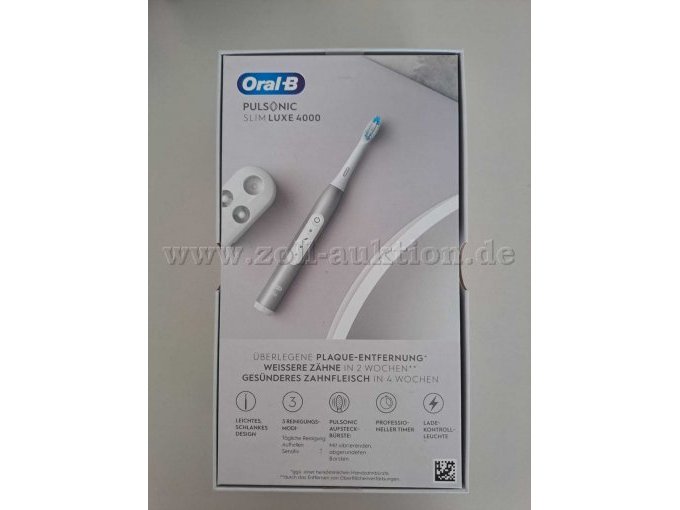Detailansicht Oral-B pulsonic slim luxe 4000 Rückseite