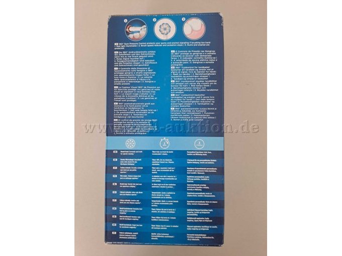 Detailansicht Oral-B Pro 3, 3000, Rückseite