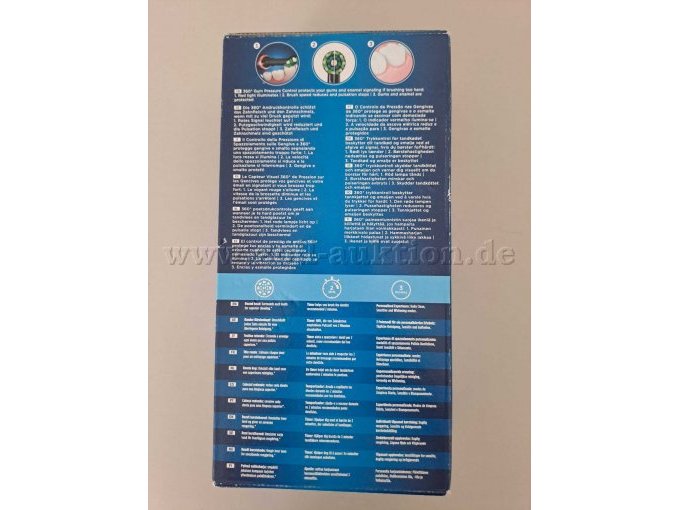 Detailansicht Oral-B Pro 3, 3000 Black Edition, Rückseite