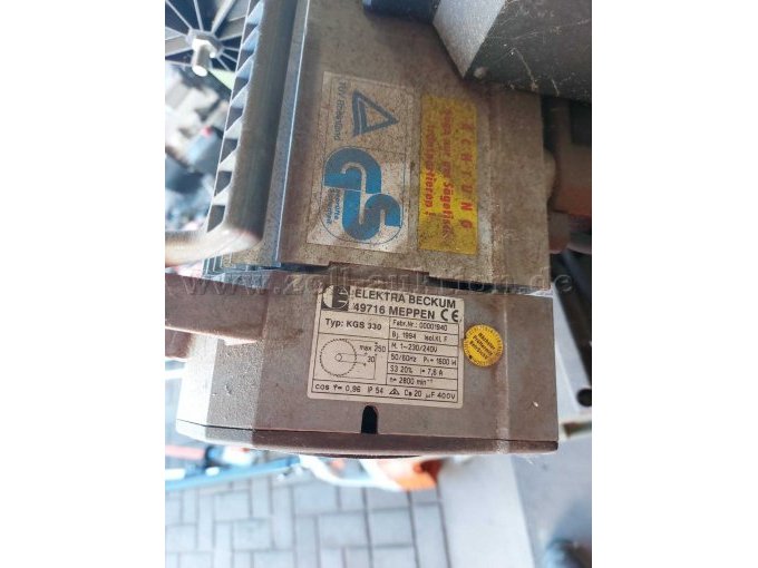 Typenschild Kreissäge