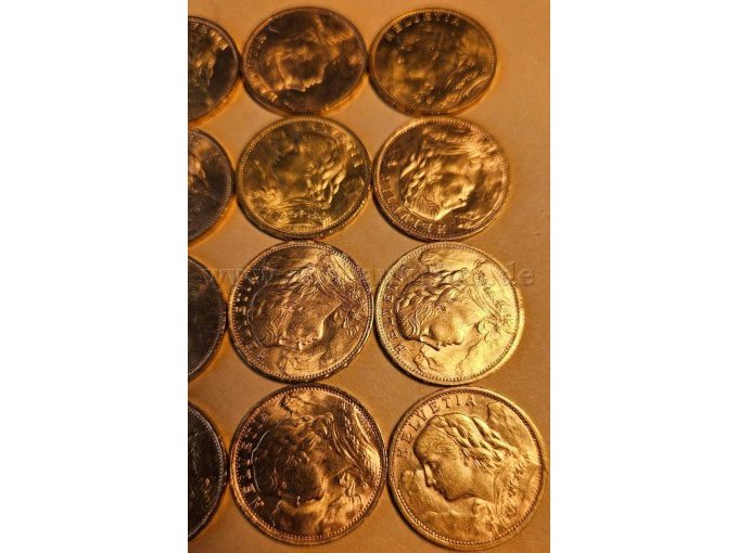 Konvolut Goldmünzen Front