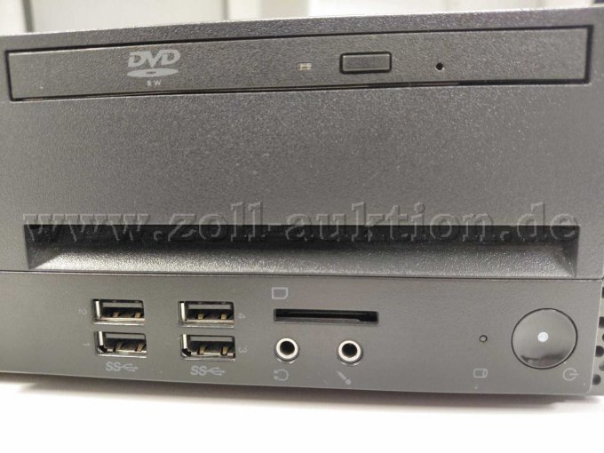 Anschlüsse und Laufwerk - Vorderseite