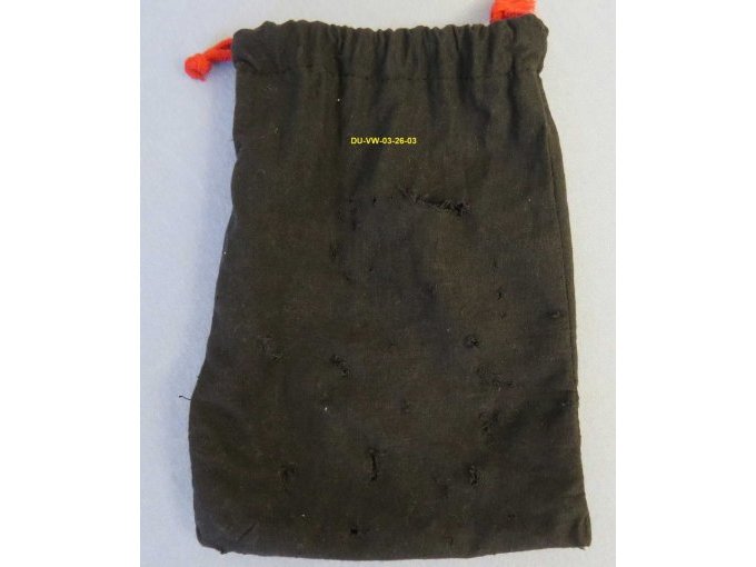 Stoffbeutel für Radbolzen mit Schäden