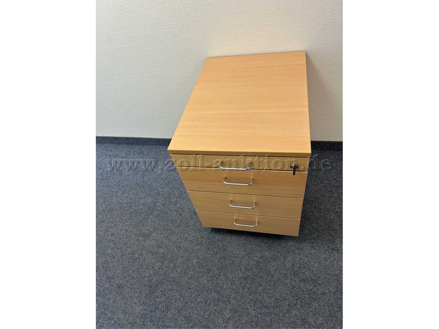 Beispielbild Rollcontainer -  Front-/Draufsicht