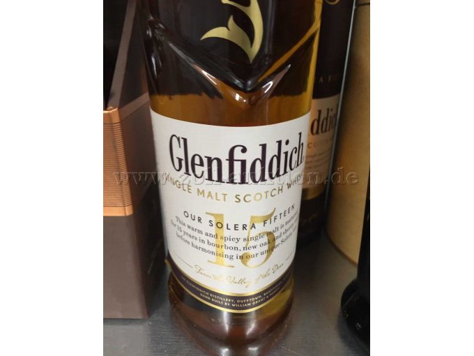 Ansicht Flasche 15 Jahre