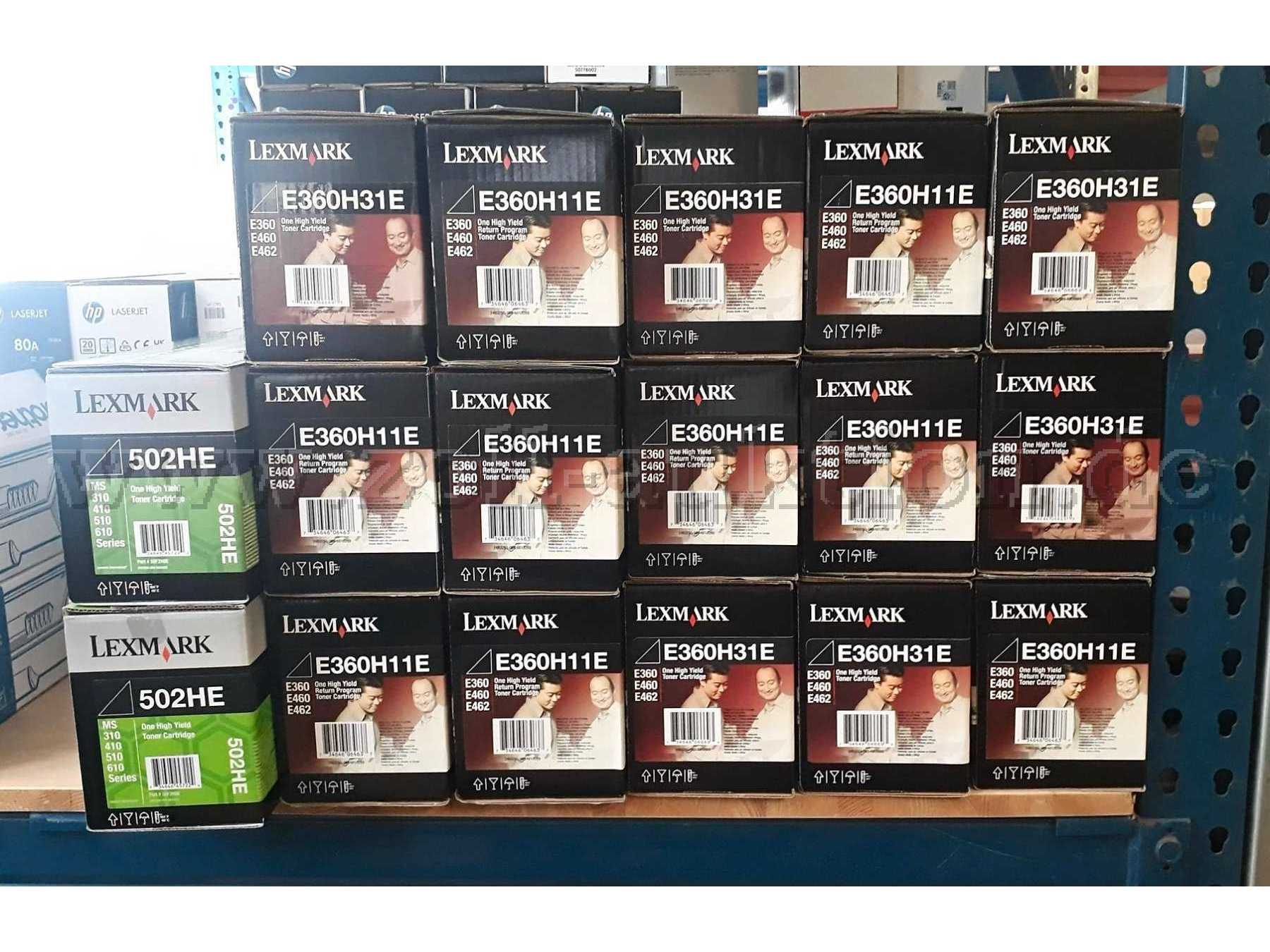 Übersicht Tonerkassetten