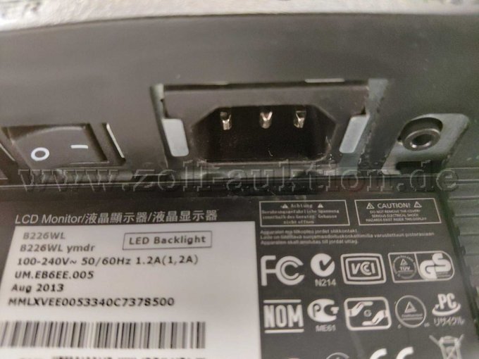 Informationen und Anschlüsse zur Stromversorgung