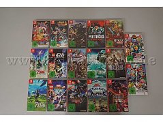 17 Nintendo-Switch-Spiele FSK12,  gebraucht in Originalverpackung