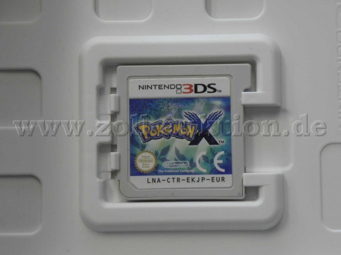 Nintendo 3DS Pokémon X in  geöffneter Verkaufsverpackung
