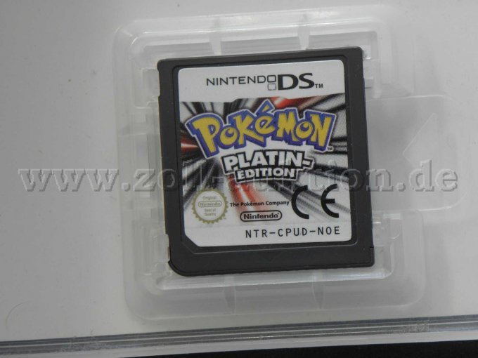 Nintendo DS Pokemon Platin Edition in geöffneter Verkaufsverpackung