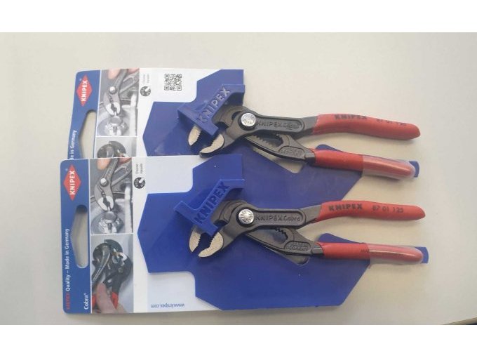 2 x Knipex Wasserpumpenzange 87 01 125