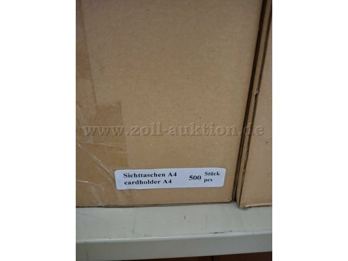 Kartonansicht - Sichttasche