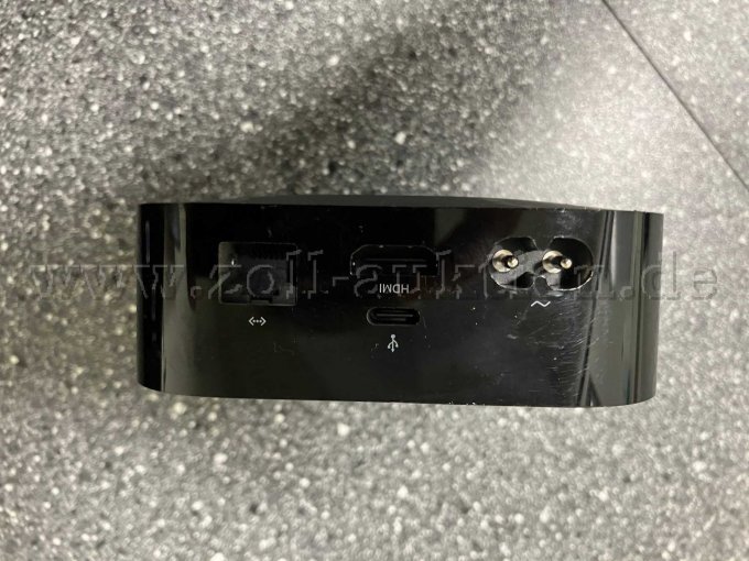 Rückseite des Apple-TV mit den Anschlüssen.