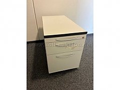 Rollcontailer weiß,3 Schublanden