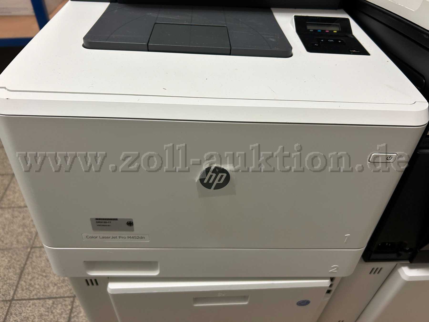 Beispieldarstellung:
HP Laserjet-Pro 452