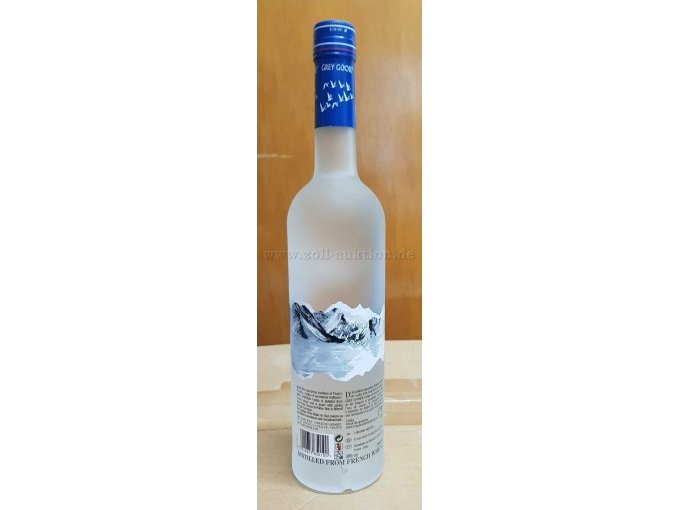 Einzelansicht Wodka Goose - Rückseite