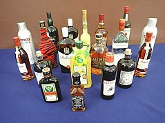 verschiedene Spirituosen