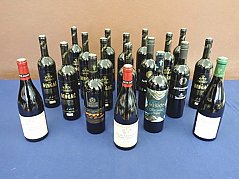 verschiedener Wein