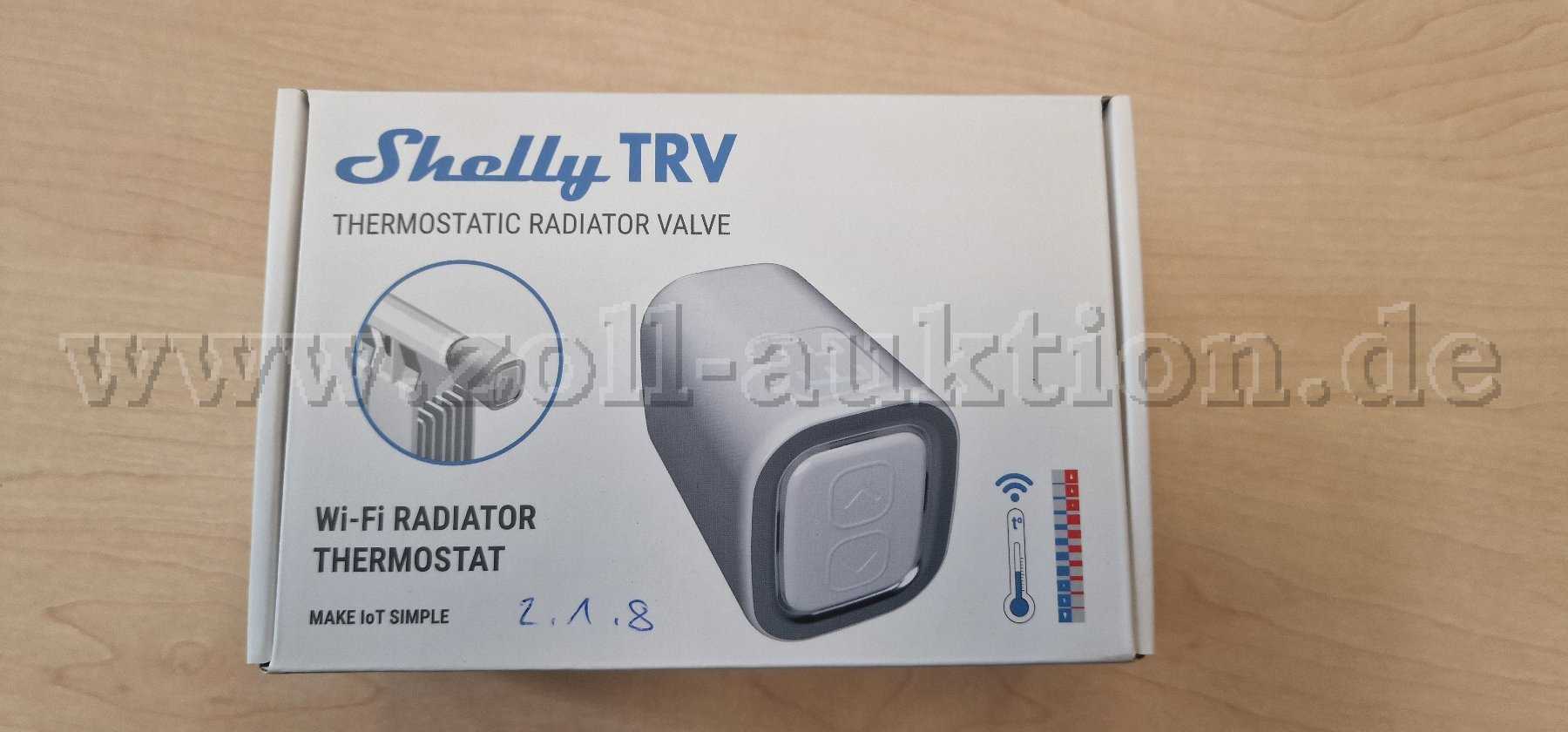 19 termostati per radiatori Shelly TRV Wi-Fi