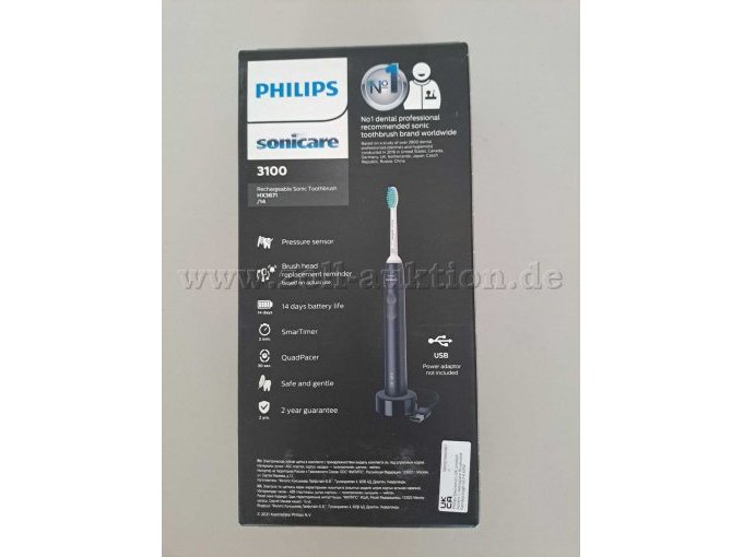 Detailansicht Philips sonicare 3100 Rückseite