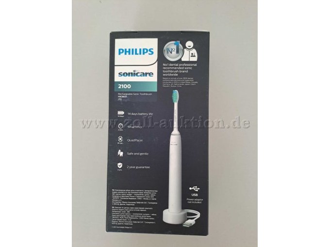 Detailansicht Philips sonicare 2100 Rückseite