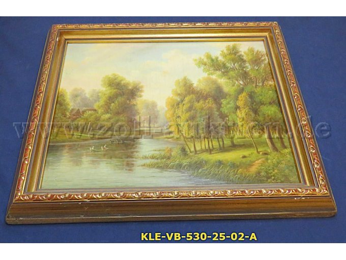 Landschaftsmalerei von P. Bauer