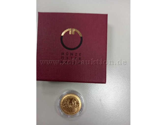 1 Oostenrijkse gouden munt van 50 euro uit 2003 „Naastenliefde“ – 2000 jaar christendom – foto 2 – kavel bij Zoll-Auktion, Bochum