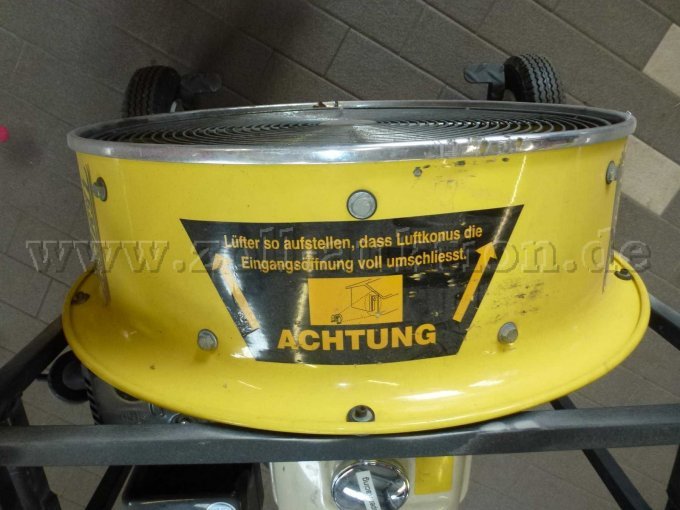 Teilansicht des Lüfters