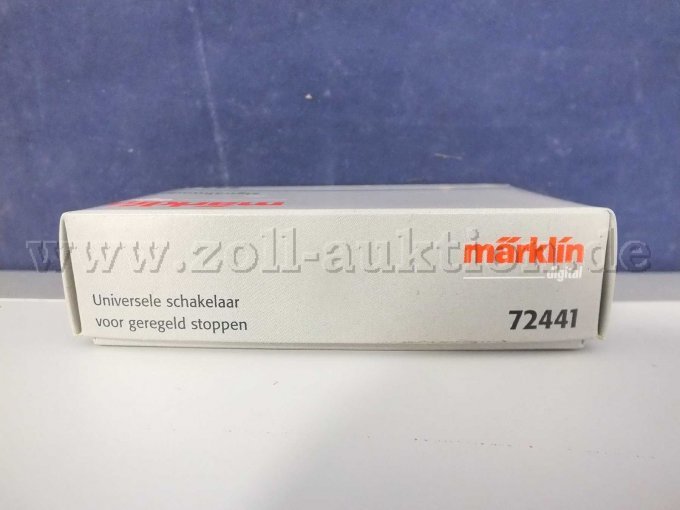 Kantenansicht Märklin Signalmodul in OVP exemplarisch