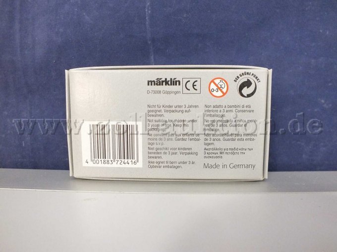 Rückseite Märklin Signalmodul in OVP exemplarisch