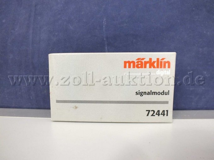 Gesamtansicht Märklin Signalmodul in OVP exemplarisch