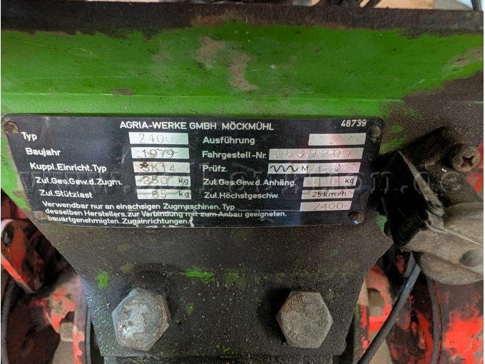 1 AGRIA-apparaat, type 2400 – foto 2 – kavel bij Zoll-Auktion, Hattenhofen