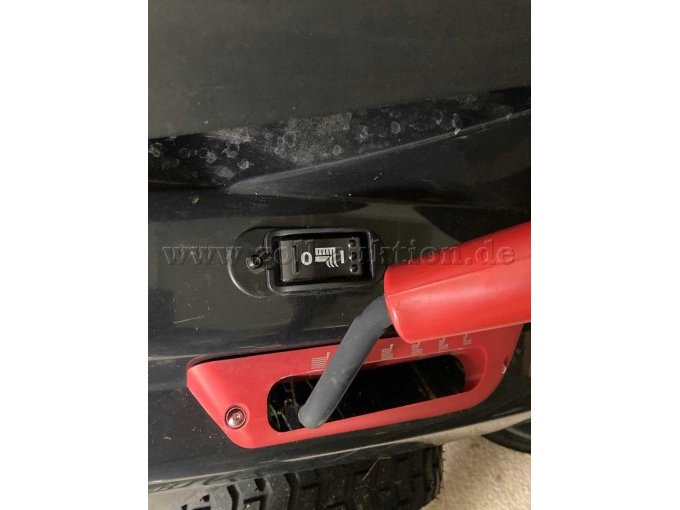 Hebel und Betätigung Mähwerk