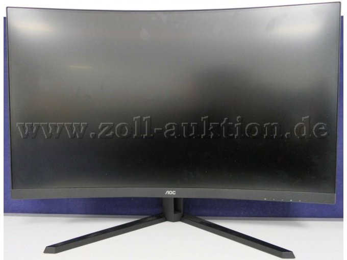 Gesamtaufnahme des Monitors von vorne