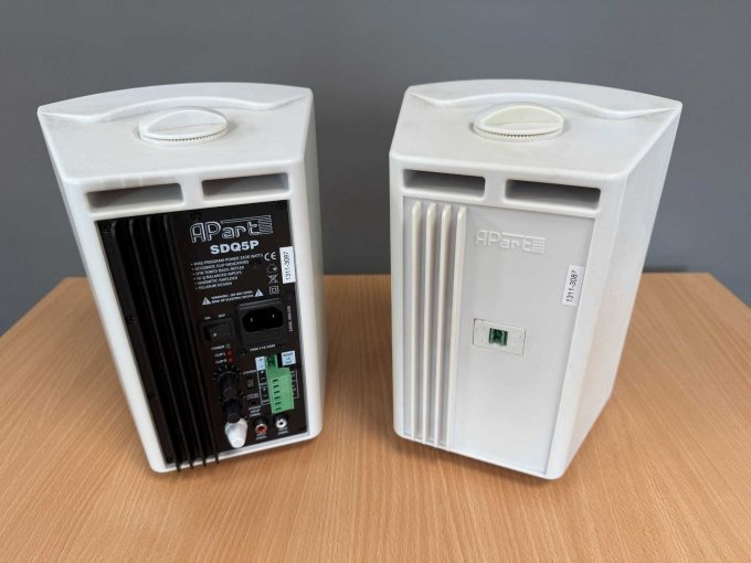 APart SDQ5P Aktiv Lautsprechersystem Weiß 
Ansicht von hinten