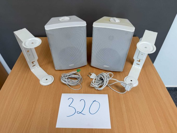 APart SDQ5P Aktiv Lautsprechersystem Weiß 
Gesamtansicht von vorne