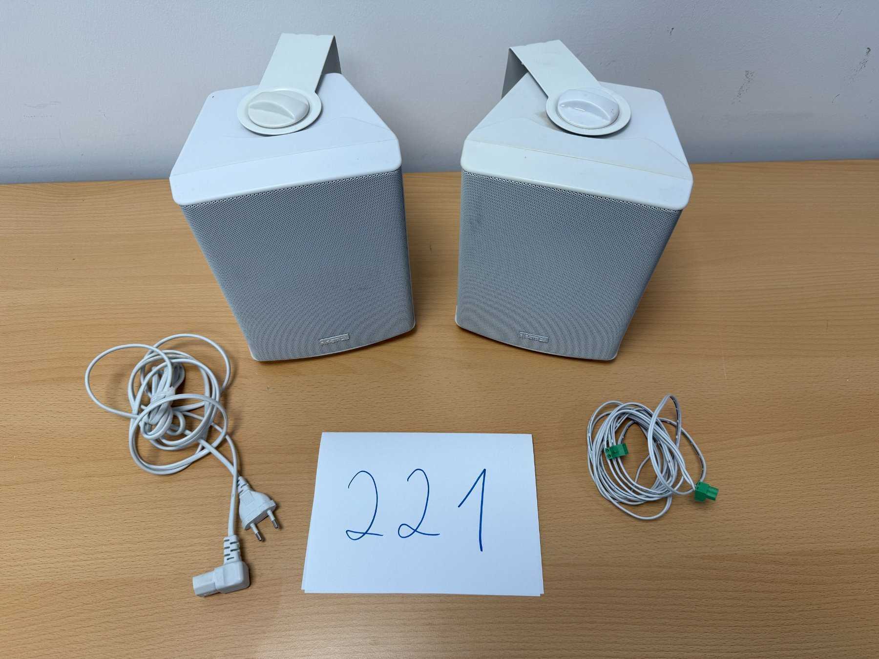 APart SDQ5P Aktiv Lautsprechersystem Weiß mit Kabel