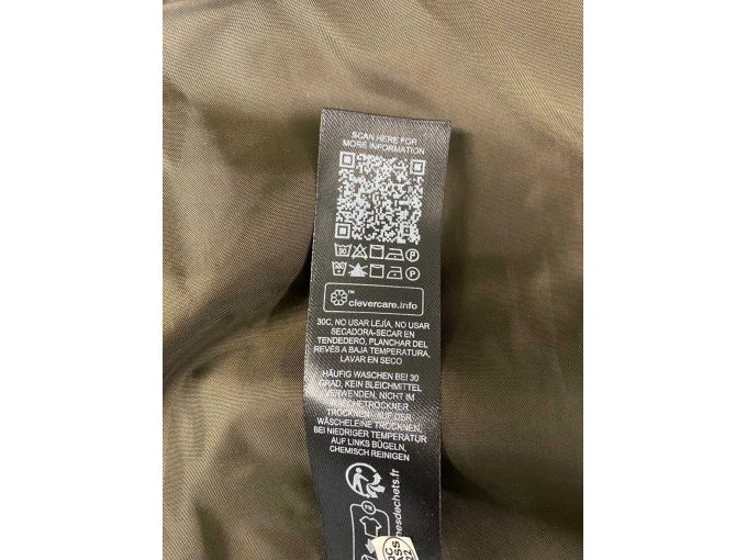 Detailansicht - Herstellerangaben - Waschanleitung