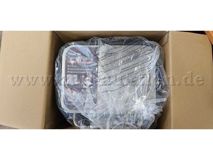 Ansicht Deckel mit Plastikhülle