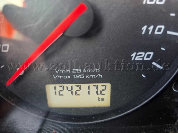 Iveco/Faun/Zöller Müllsammelfahrzeug, Kilometerstand Ansicht