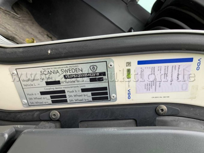 Typenschild Fahrgestell