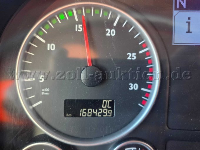 MAN/Faun/Zöller Müllsammelfahrzeug, Kilometerstandanzeige Ansicht