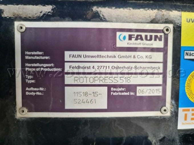 Ansicht Typenschild Aufbau 2