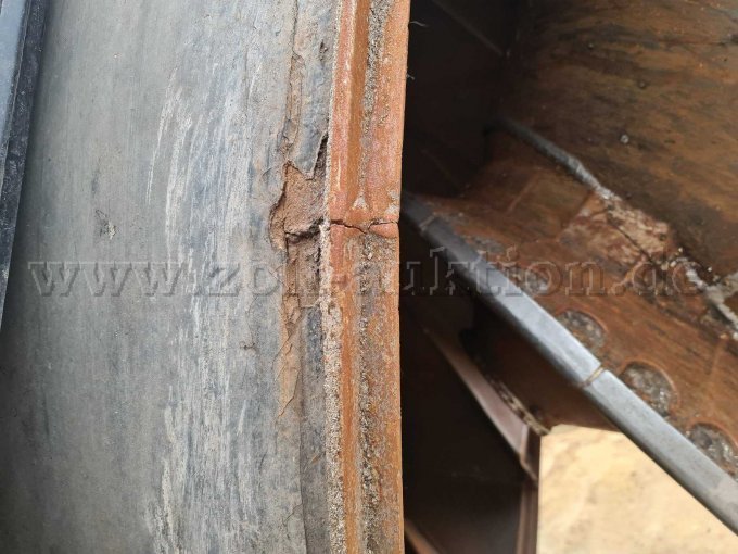 Ansicht 2 Rissbildung Trommel